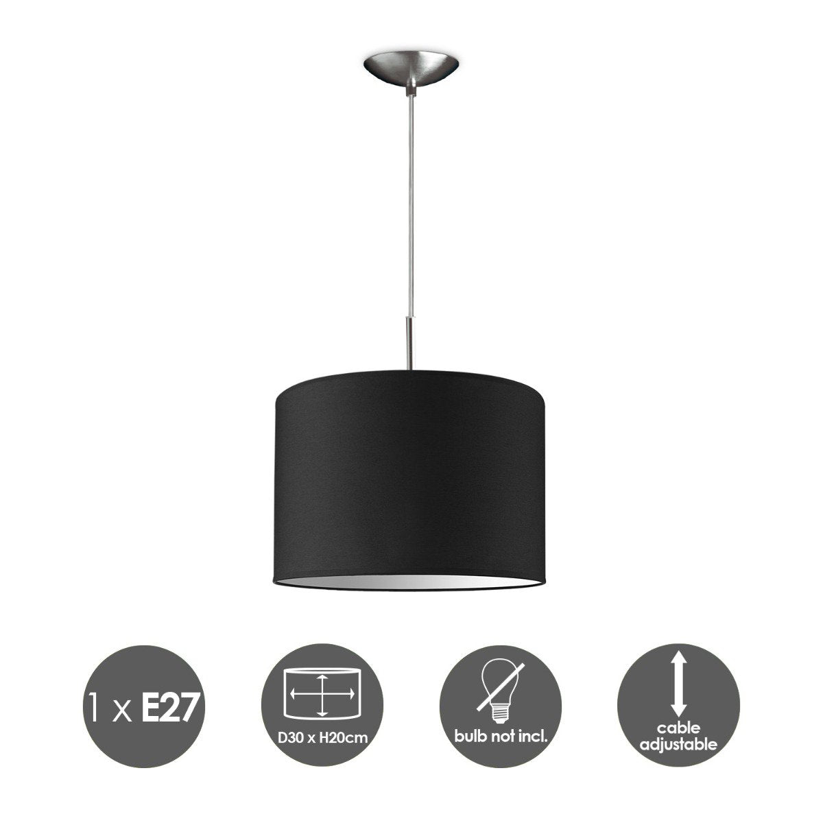 Farnox Hanglamp - Zwart